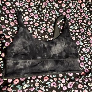 Women’s size 10 lululemon sports bra camo grey swirls